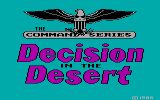 [Скриншот: Decision in the Desert]