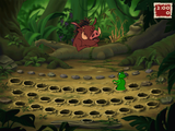 [Скриншот: Disney's Adventures in Typing with Timon and Pumbaa]