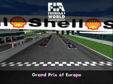 [Скриншот: F1 Racing Simulation]