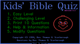 [Скриншот: Kid's Bible Quiz]