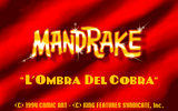[Скриншот: Mandrake: L'ombra del Cobra]