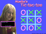 [Скриншот: Monika's Tic-tac-toe]