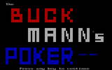 [Скриншот: The Original BUCK MANN's Poker-For-One]