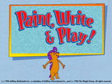 [Скриншот: Paint, Write & Play!]
