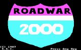 [Roadwar 2000 - скриншот №1]