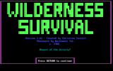 [Скриншот: Wilderness Survival]