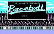 The World's Greatest Baseball Game